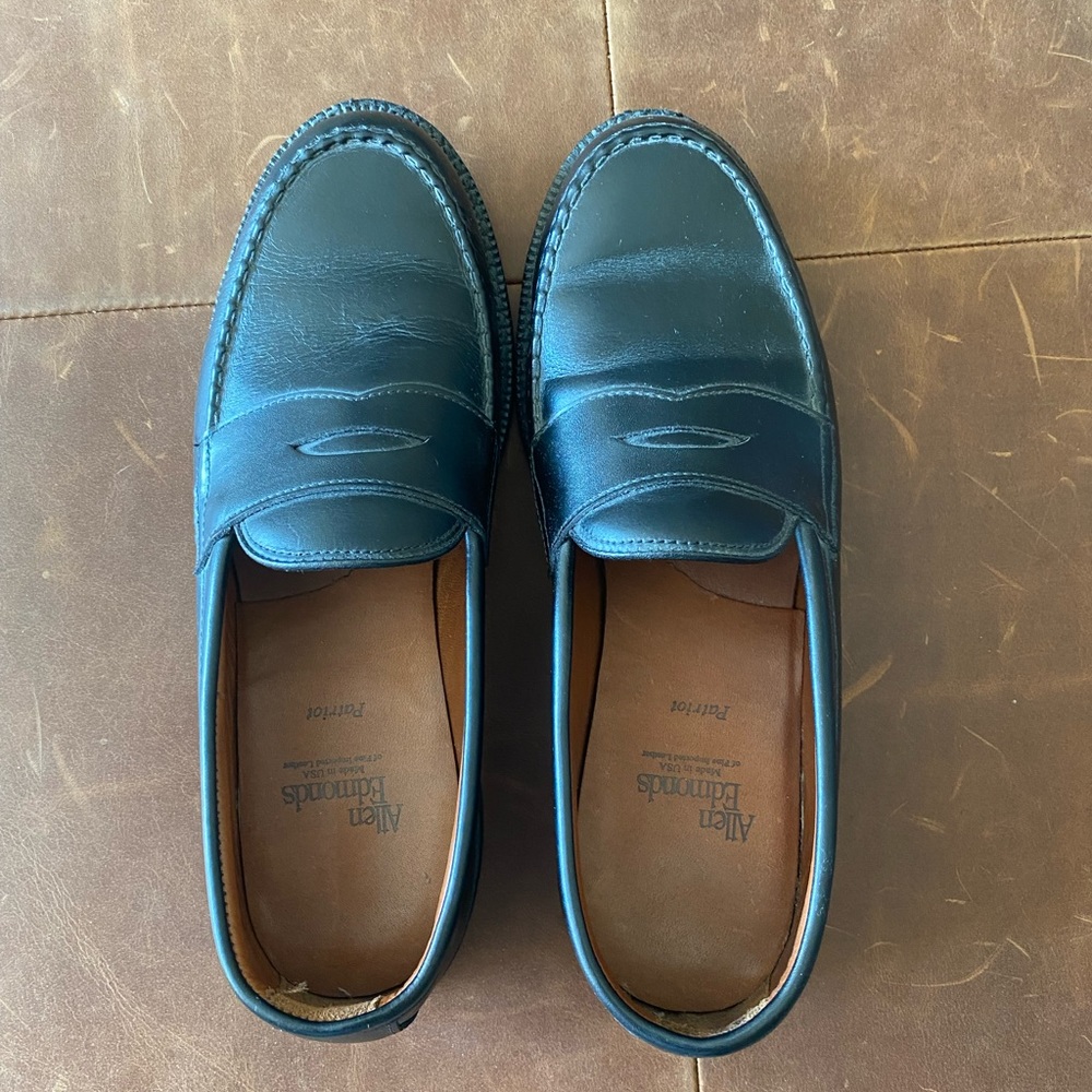 Allen Edmonds Patriot Penny Loafers size 8